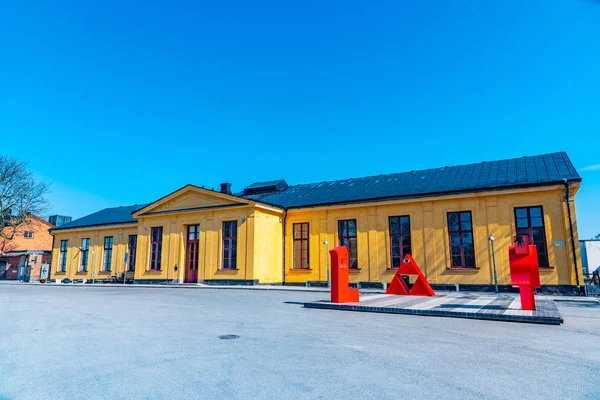 Pohled na Muzeum moderny ve Stockholmu, Švédsko — Stock fotografie