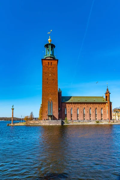 View of the town hall in Stockholm, Sweden — Stock Photo, Image