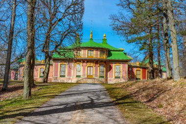 İsveç 'teki Drottningholm Sarayı' ndaki Çin Pavyonu.