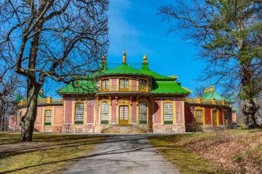 İsveç 'teki Drottningholm Sarayı' ndaki Çin Pavyonu.