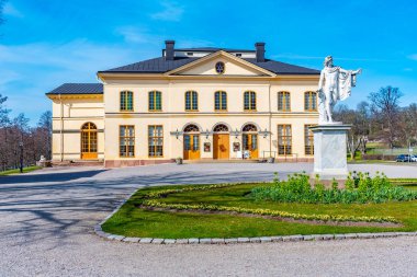 İsveç 'teki Drottningholm Sarayı' nda tiyatro.