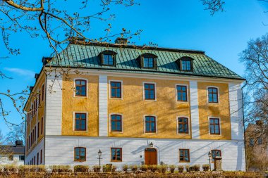 İsveç 'teki tokmak kalesinin manzarası