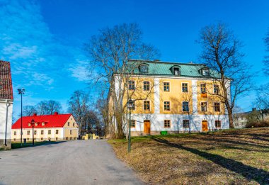 İsveç 'teki tokmak kalesinin manzarası