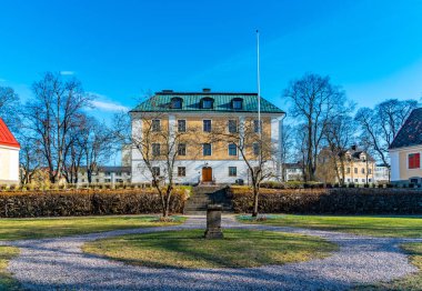 İsveç 'teki tokmak kalesinin manzarası