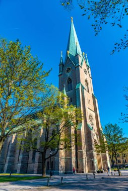 İsveç 'in Linkoping kasabasındaki katedral