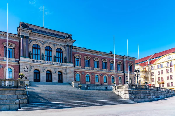 Будівництво університету Уппсали в Швеції. — стокове фото