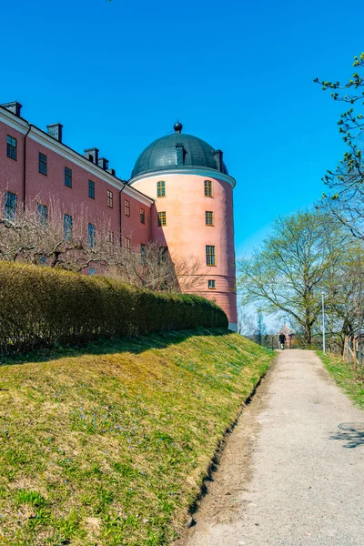 Vista del castillo de Uppsala en Suecia — Foto de Stock