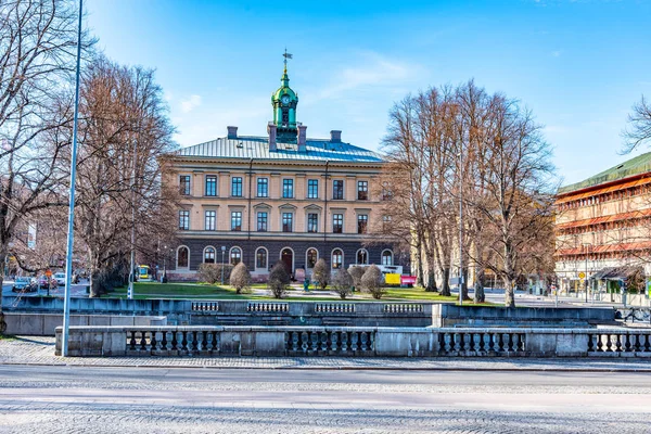 Kilátás a városháza Gavle, Svédország — Stock Fotó