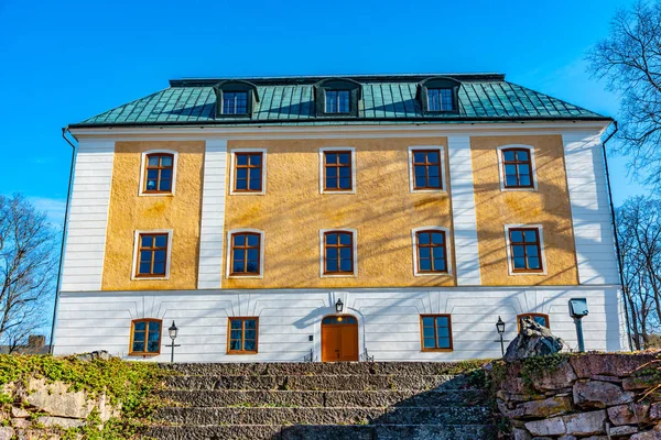 Vista do castelo gavle na Suécia — Fotografia de Stock