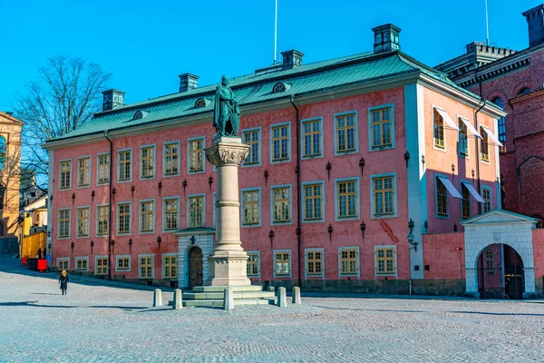 Statue von birger jarl in stockholm, schweden — Stockfoto