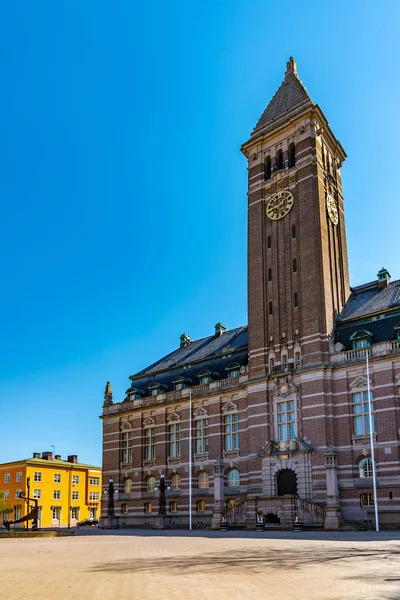 Vista del ayuntamiento de Norrkoping en Suecia — Foto de Stock