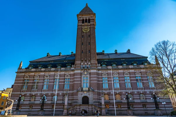 Blick auf das Rathaus von norrkoping in Schweden — Stockfoto