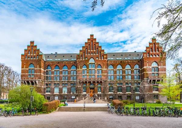 Бібліотека університету Лунд, Швеція — стокове фото