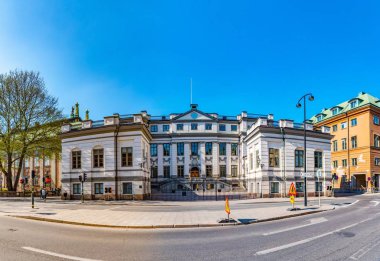 İsveç 'in eski Stockholm kentindeki Asiller Evi.