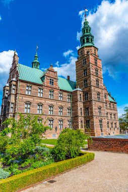 Danimarka'nın başkentine Copenhagen kalede Rosenborg Slot.