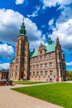 Danimarka'nın başkentine Copenhagen kalede Rosenborg Slot.