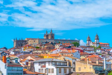 View of cityscape of Viseu, Portugal clipart