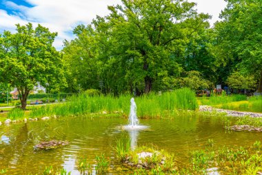 Portekiz, Viseu 'daki Aquilino Ribeiro Parkı' nda.