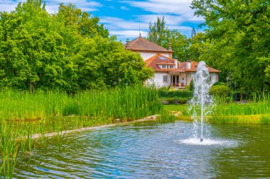 Portekiz, Viseu 'daki Aquilino Ribeiro Parkı' nda.