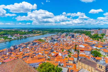 Portekiz 'deki Se velha Katedrali' nin havadan görünüşü