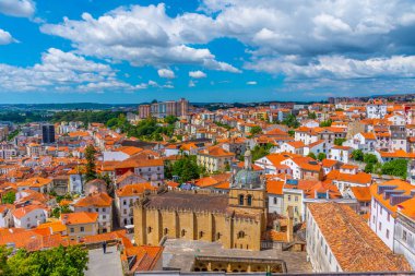 Portekiz 'deki Se velha Katedrali' nin havadan görünüşü