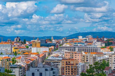 Portekiz, Monte Picoto 'dan Braga' nın hava görüntüsü