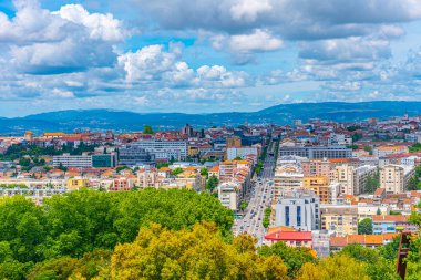 Portekiz, Monte Picoto 'dan Braga' nın hava görüntüsü