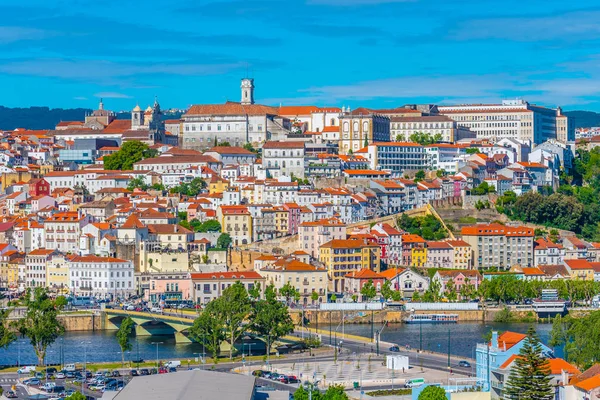 Flygfoto över Coimbra från klostret Santa Clara-a-Nova, Por — Stockfoto