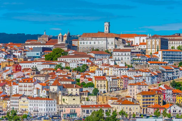 Vista aérea de Coimbra desde Monasterio de Santa Clara-a-Nova, Por — Foto de Stock
