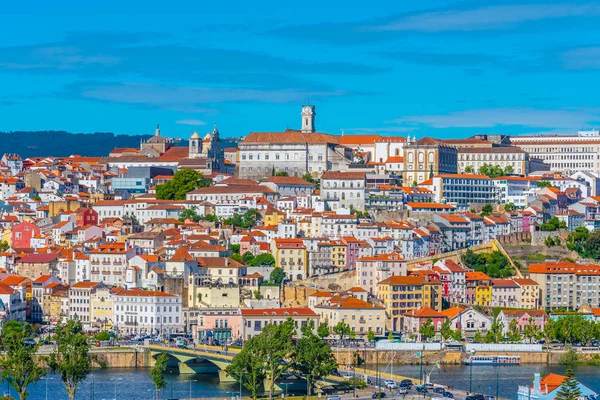 Santa Clara-a-Nova Manastırı 'ndan Coimbra' nın hava manzarası, Por — Stok fotoğraf