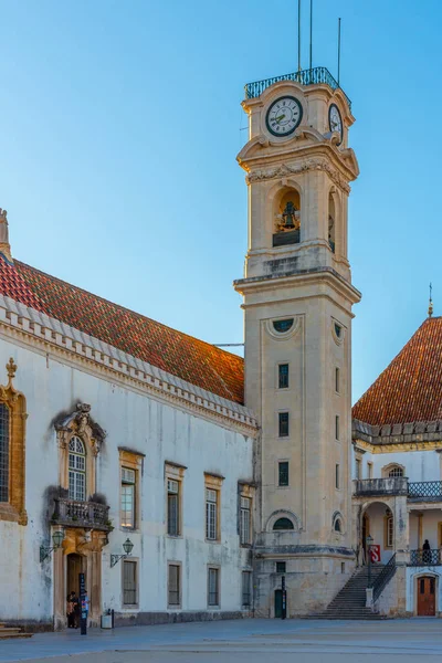 Άποψη του πανεπιστημίου της Coimbra στην Πορτογαλία — Φωτογραφία Αρχείου