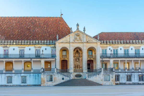 Άποψη του πανεπιστημίου της Coimbra στην Πορτογαλία — Φωτογραφία Αρχείου