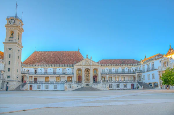 Gezicht op de universiteit van Coimbra in Portugal — Stockfoto