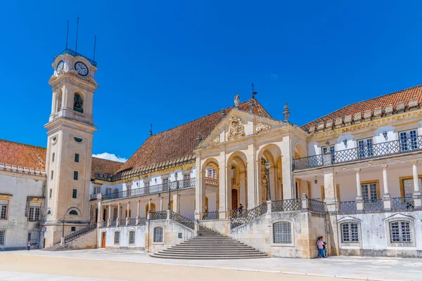 Vista da Universidade de Coimbra em Portugal — Fotografia de Stock