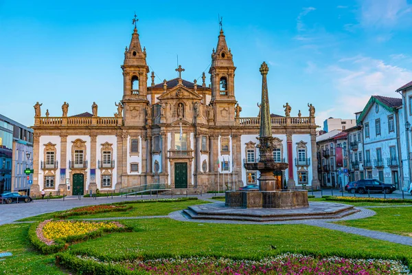 Vista da igreja de São Marcos em Braga, Portugal — Fotografia de Stock