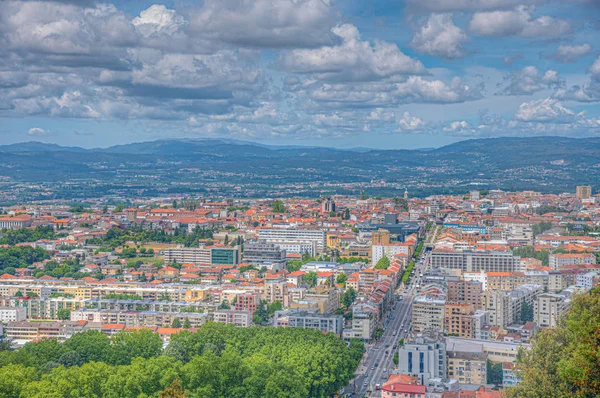 Aerial view of Braga from Monte Picoto, Portugal — Stock Photo, Image