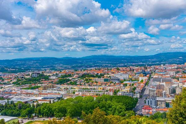 Veduta aerea di Braga dal Monte Picoto, Portogallo — Foto Stock