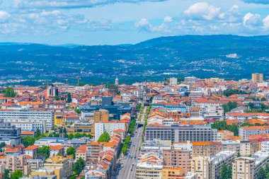 Portekiz, Monte Picoto 'dan Braga' nın hava görüntüsü