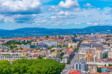 Portekiz, Monte Picoto 'dan Braga' nın hava görüntüsü