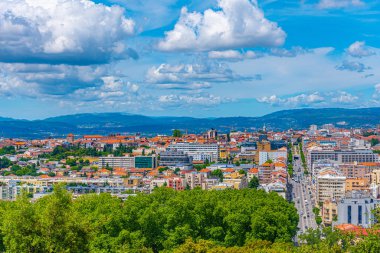 Portekiz, Monte Picoto 'dan Braga' nın hava görüntüsü