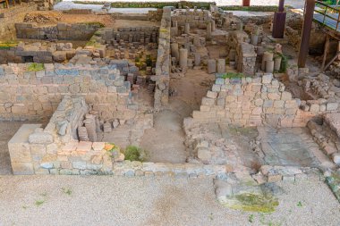 Portekiz, Braga 'daki Maximinus' un Roma Thermae 'si harabeleri.