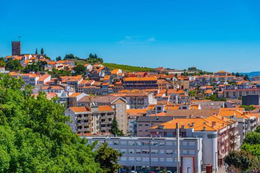 Portekiz 'de Douro şarap bölgesine bakan Lamego Şatosu