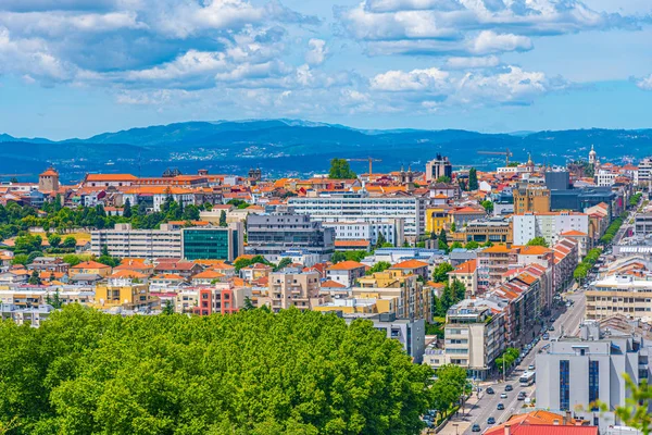 Aerial view of Braga from Monte Picoto, Portugal — Stock Photo, Image