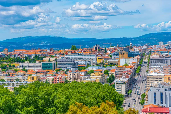 Aerial view of Braga from Monte Picoto, Portugal — Stock Photo, Image