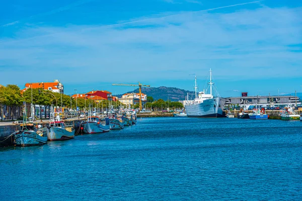 Navio de resgate Gil Eannes atracado em Viana do Castelo em Portugal — Fotografia de Stock