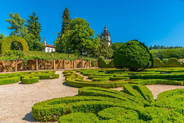 Gardens and Casa de Mateus estate in Portugal