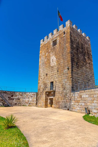 Castillo de Lamego con vistas a la región vinícola del Duero en Portugal — Foto de Stock