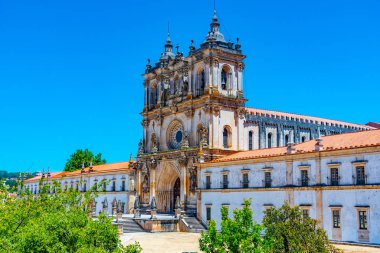 Portekiz 'deki Alcobaca manastırı manzarası
