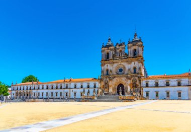 Portekiz 'deki Alcobaca manastırı manzarası