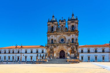 Portekiz 'deki Alcobaca manastırı manzarası